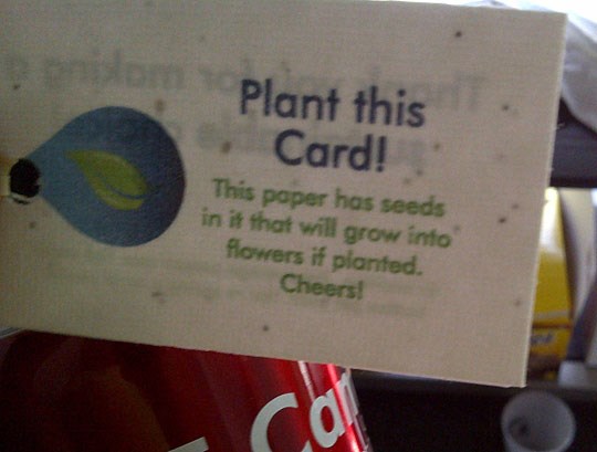 Papir sa sjemenkama - posadiš i recikliraš