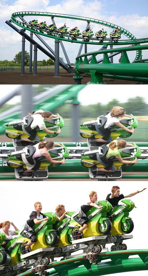 Zakon rollercoaster s mini motorima za jurnjavu