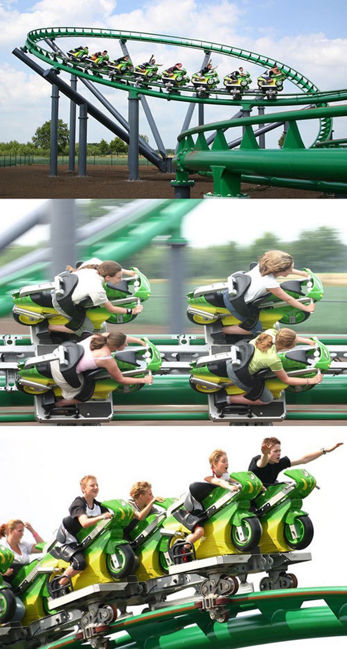 Zakon rollercoaster s mini motorima za jurnjavu