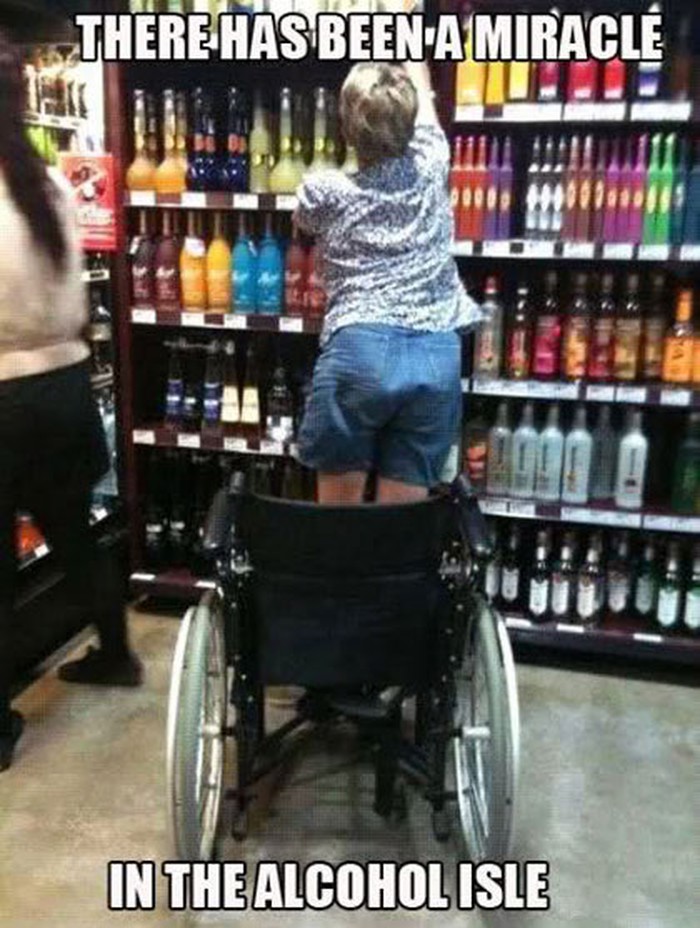 Čudo na odjelu za alkohol - ko kaže da cuga šteti!