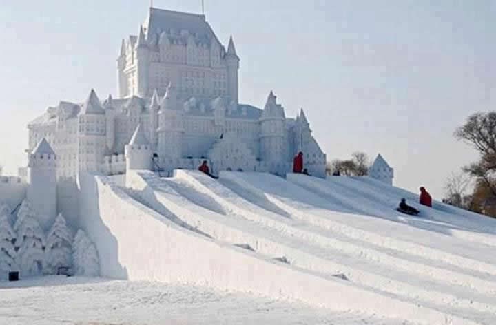 Kinezi izgradili divovski snježni dvorac