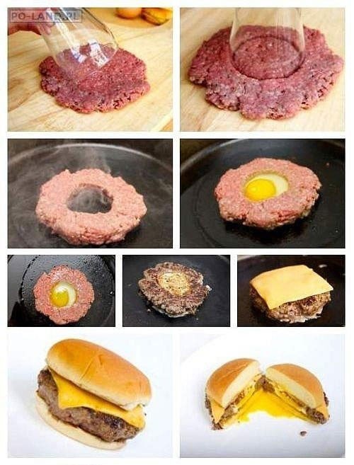 Igraj se s hranom - napravi jajoburger