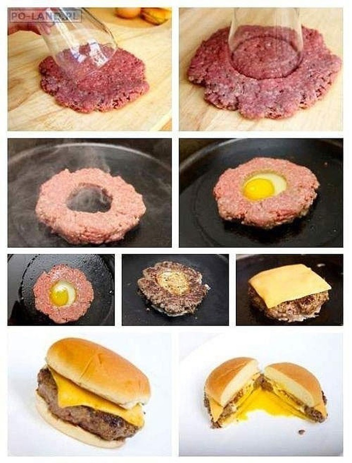 Igraj se s hranom - napravi jajoburger