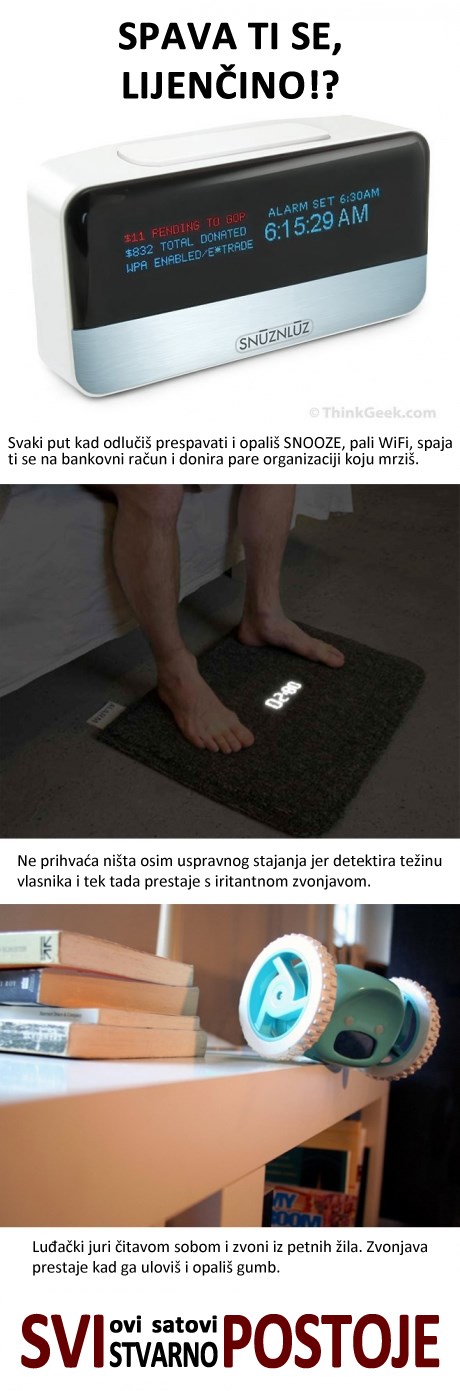 Budilice koje je smislio sam Vrag