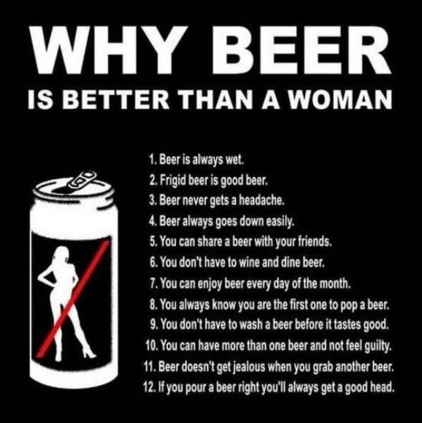 Zašto je piva bolja od svake žene?