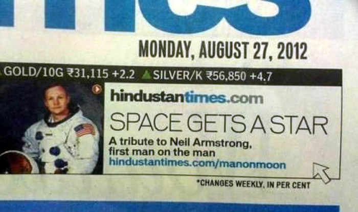 Neil Armstrong - prvi čovjek na muškarcu?