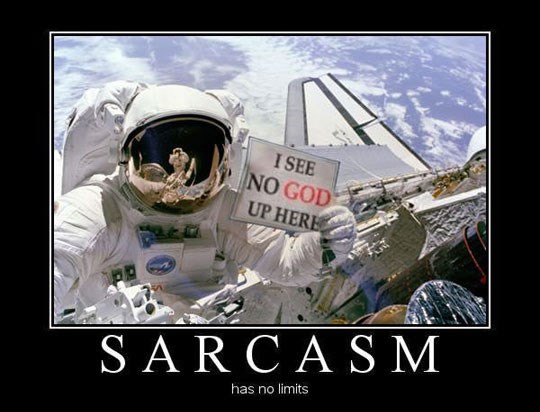 Malo sarkazma u niskoj orbiti