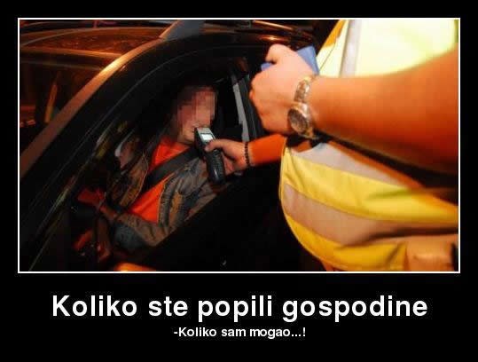 Jedini pravi odgovor policajcu kad si pijan