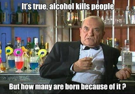 Alkohol je spasitelj ljudskog roda