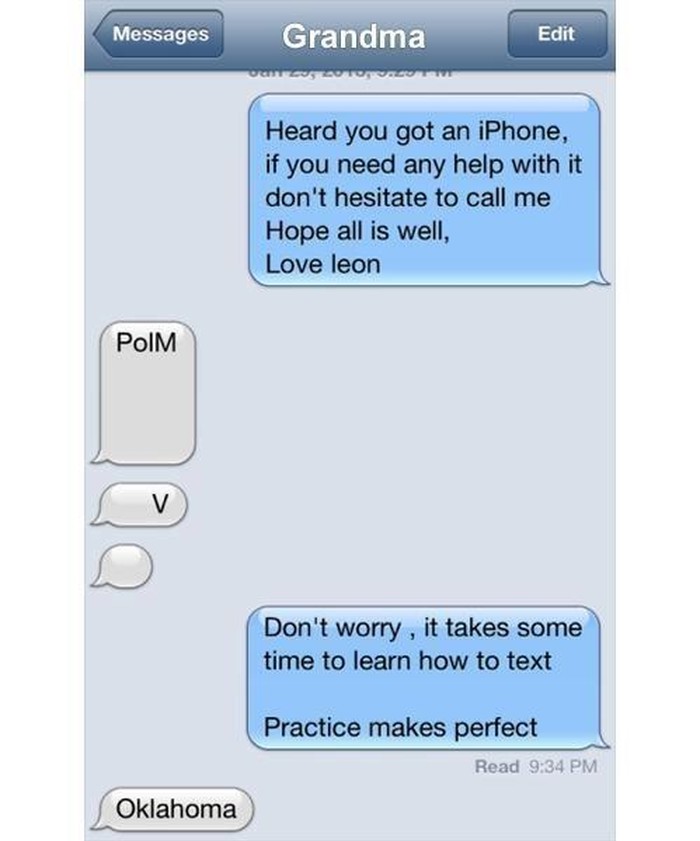 Kad baki kupiš iPhone :D
