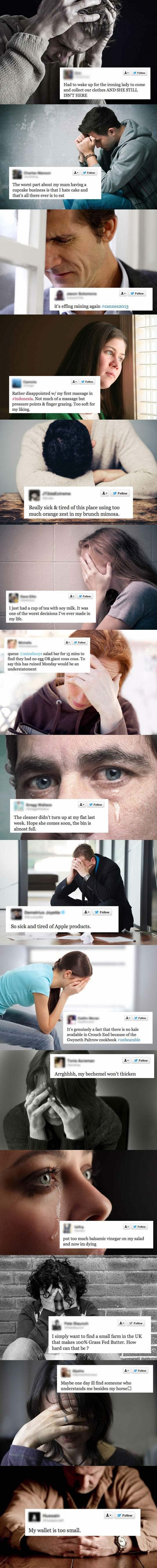 First world problems - žalopojke s Twittera