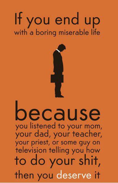 Kad si uništiš život jer ne misliš svojom glavom