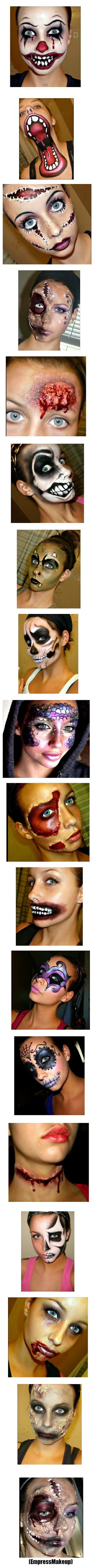 Ultrarealistična šminka za maškare