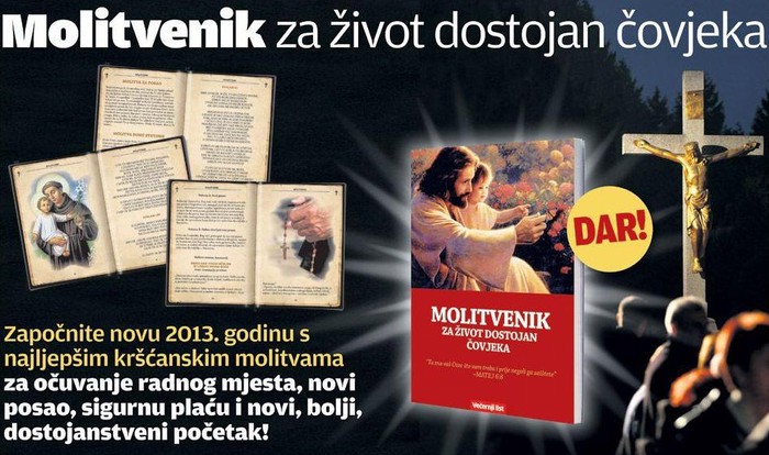 Crkva se reklamira ko vidovnjaci - molitva za sigurnu plaću