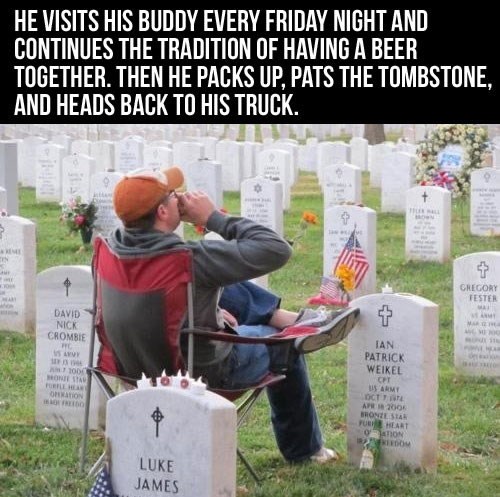 Najbolji frendovi - posjeti grob i cugne jednu za oboje