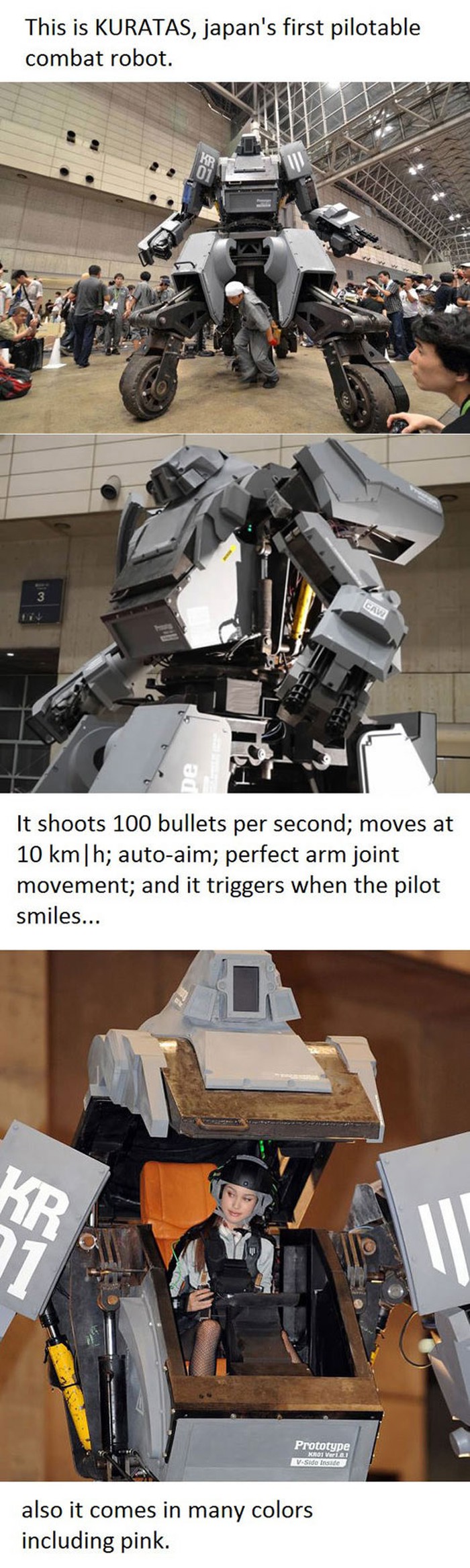 Japanci si složili borbenog robota
