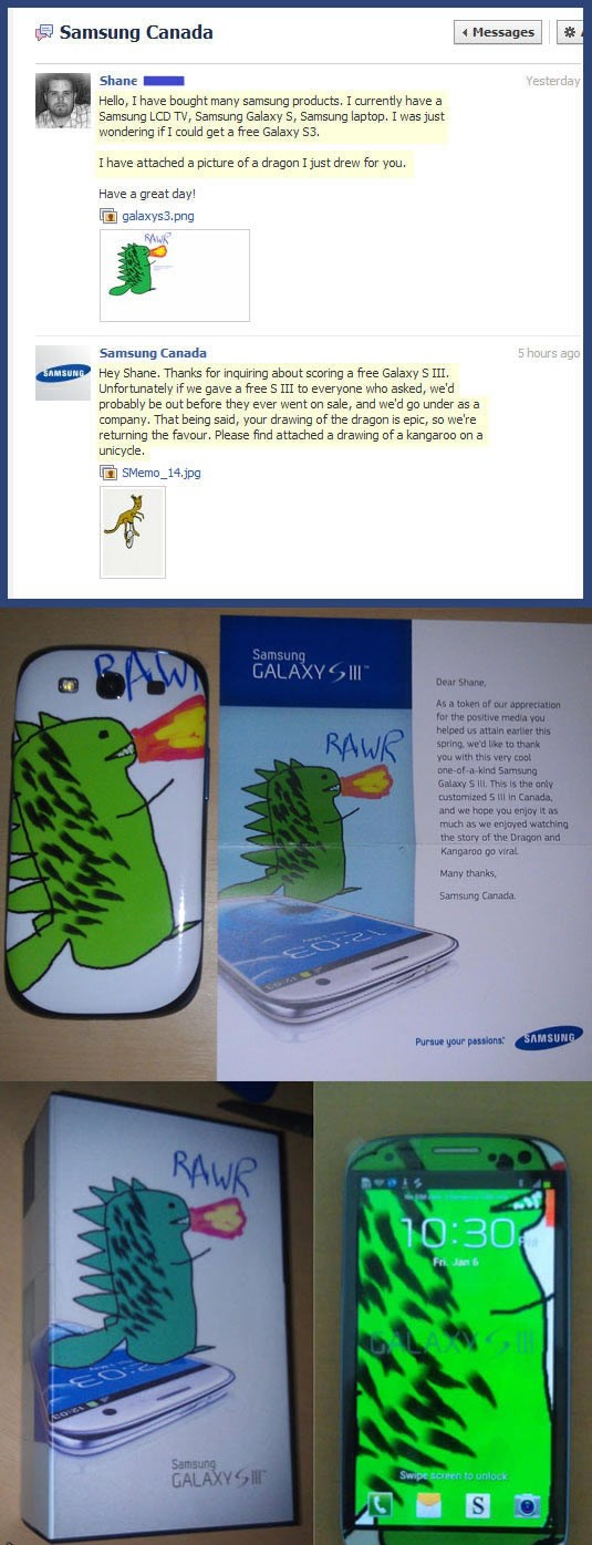 Samsung mu poslao besplatni mobitel zbog reklame