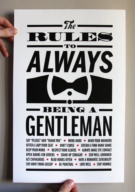 Vodič kako uvijek biti džentlmen