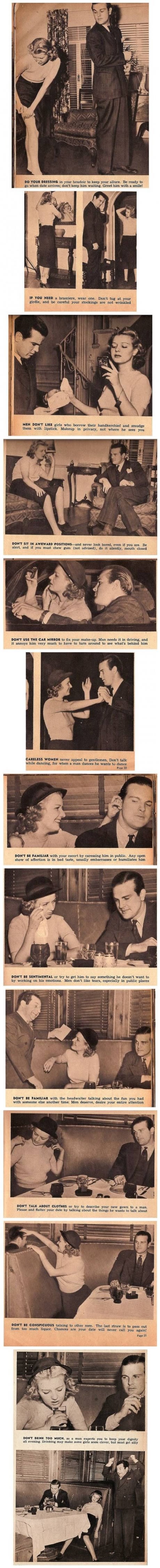 Bolesni vodič za žensko ponašanje iz pedesetih