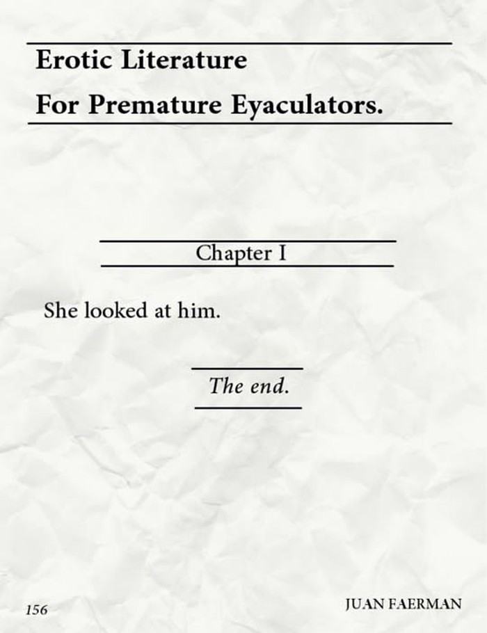 Erotska literatura za preuranjene ejakulatore