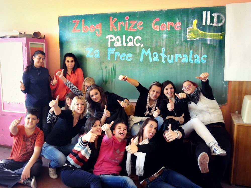 Digni palac za maturalac: 2.d, Trgovačka i tekstilna, Rijeka