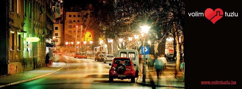 Tuzla, lijepa i noću...