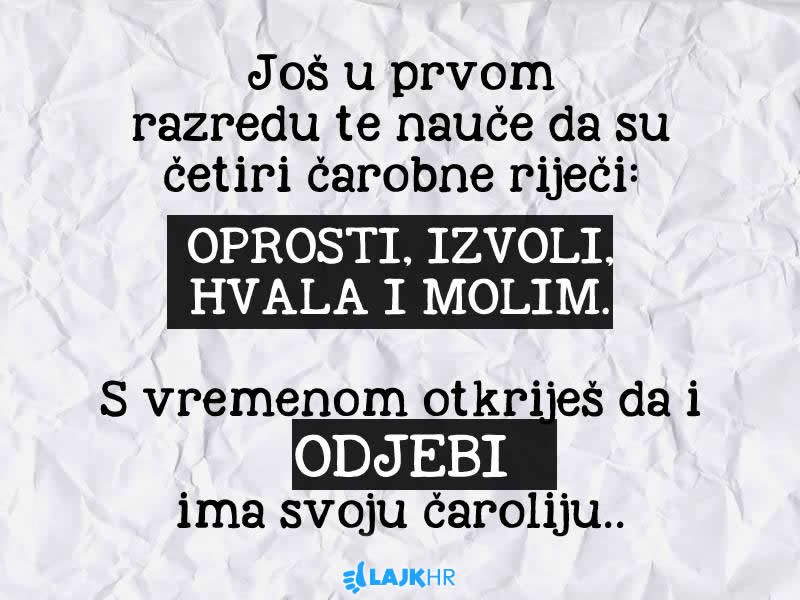 Treba znati reći NE