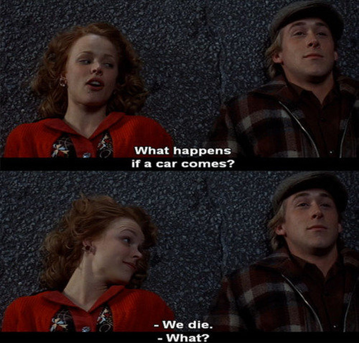 But we die together...