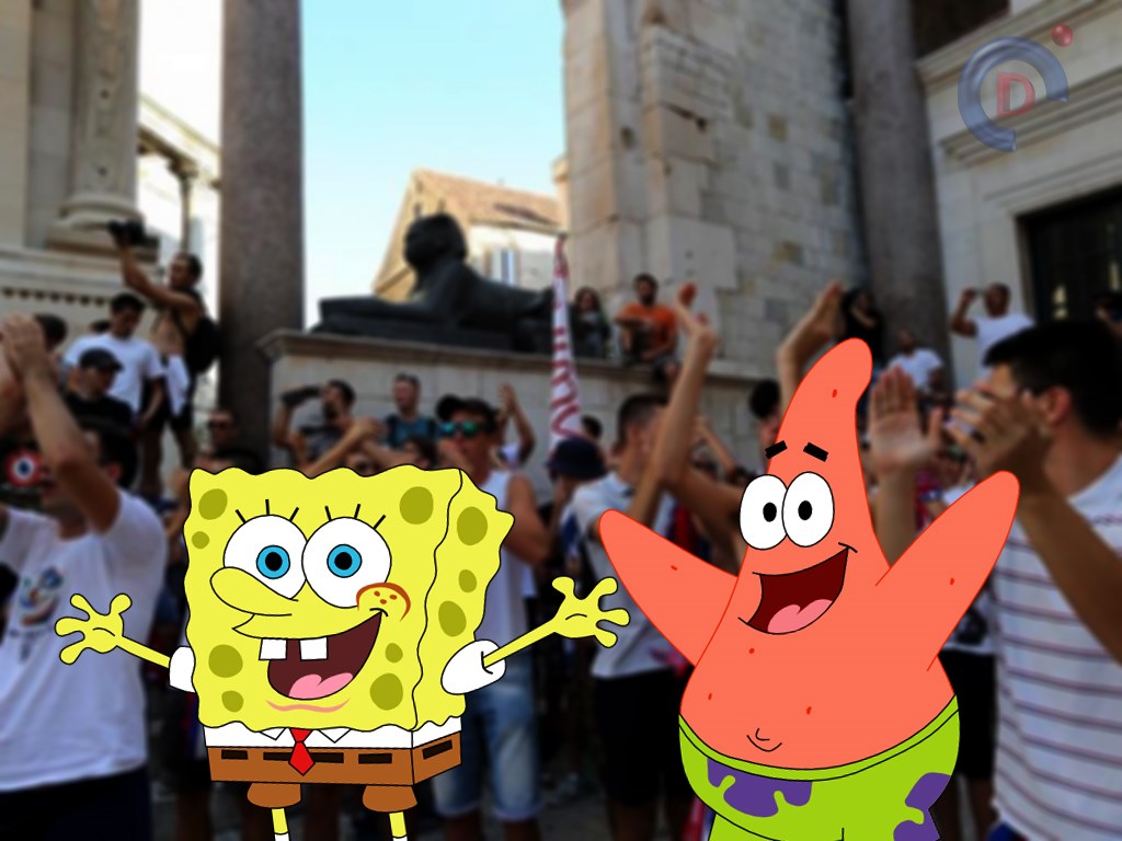 Split na nogama, slavit će se do ranih jutarnjih sati! Oduševljeni građani uzvikuju: ''Nisan više rob, tu je Spužva Bob''!