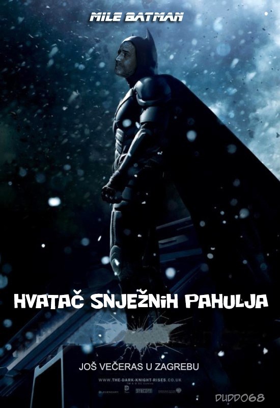 Kao Batman ću loviti pahulje prije nego što padnu na tlo!