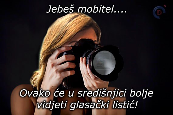 Predsjednica fotkala glasački listić!