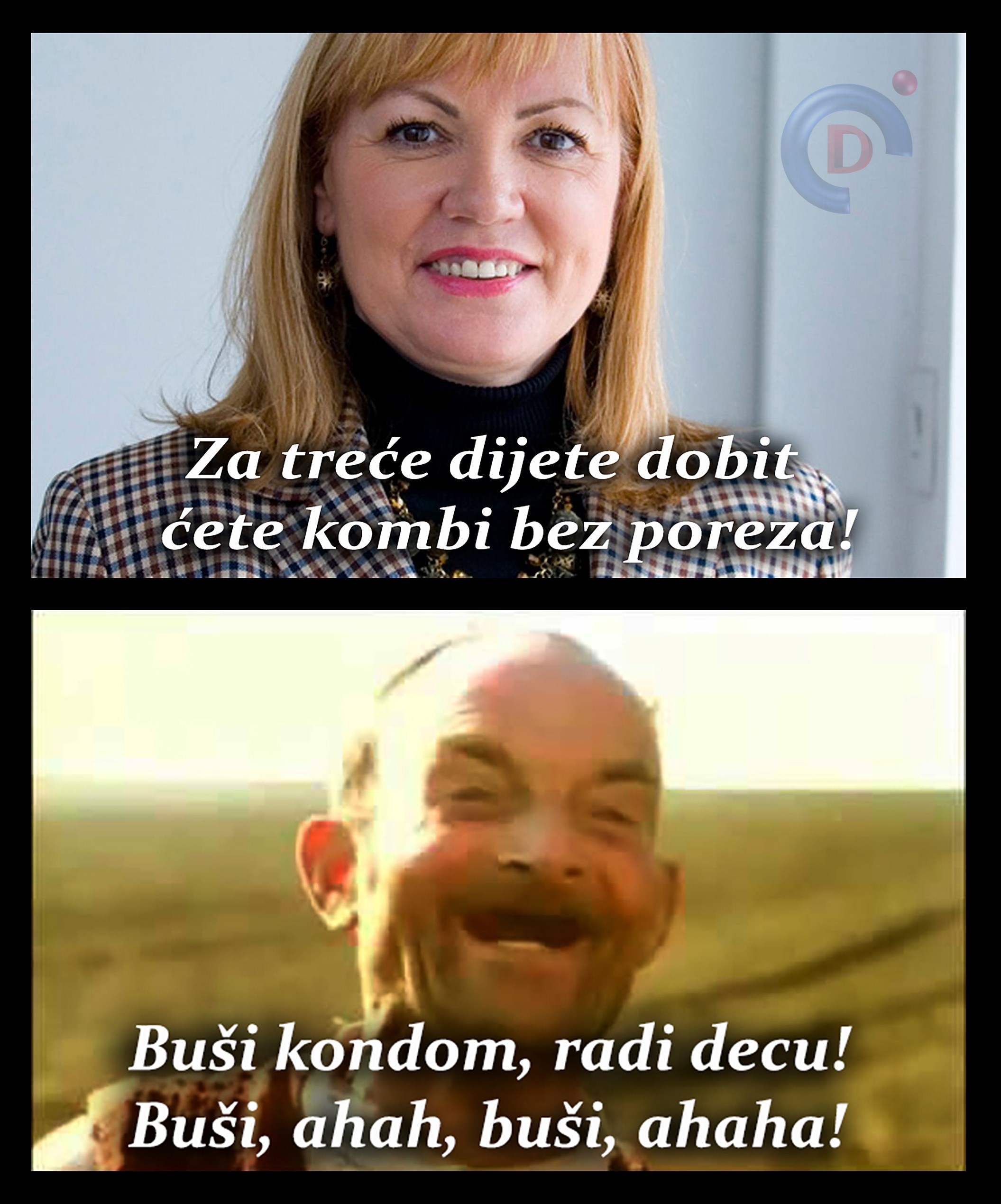 Buši, hahaha, buši!