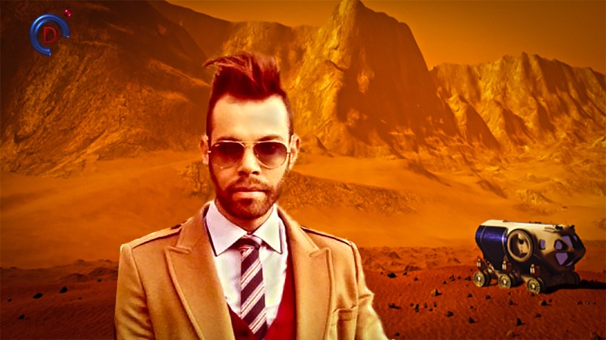 Grubnić na Marsu (autentični selfie)...