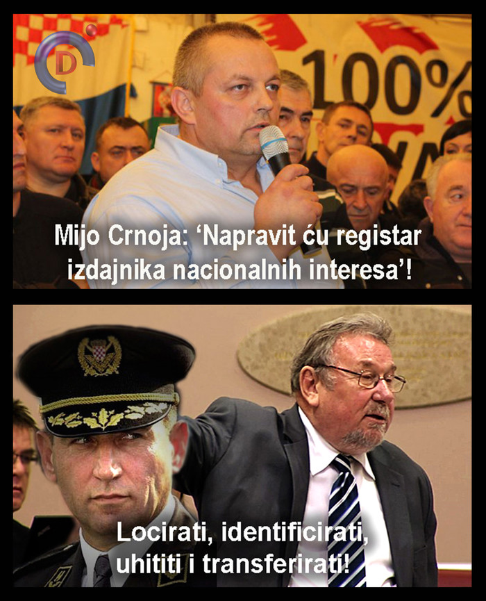 Registar izdajnika....Tko je najslabija karika?