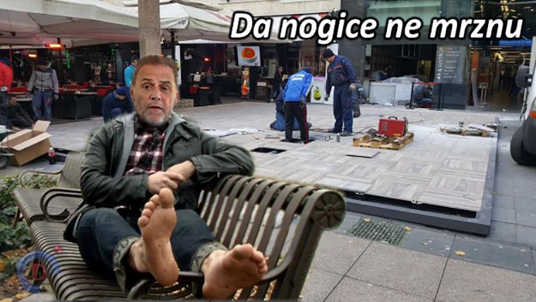 Horvatinčićeva briga za gradonačelnikove nogice...