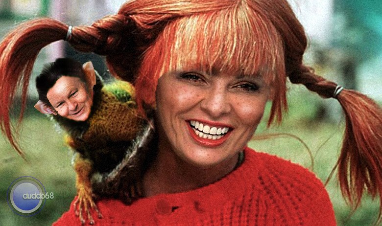 Pipi Kratka Čarapa (a dubok džep)