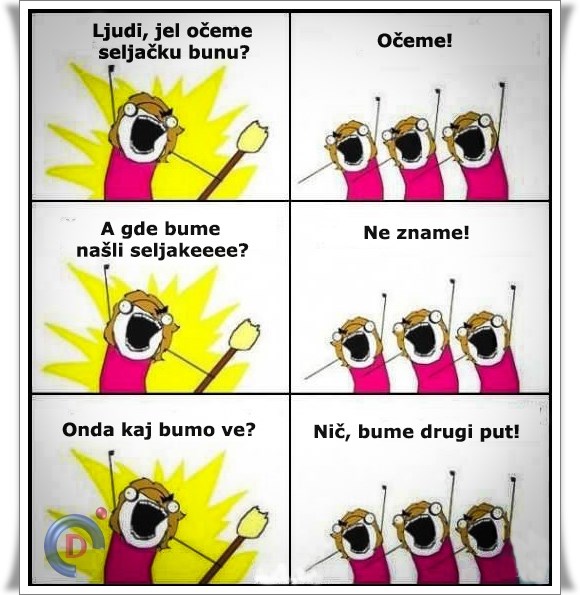 Seljačka buna, danas...