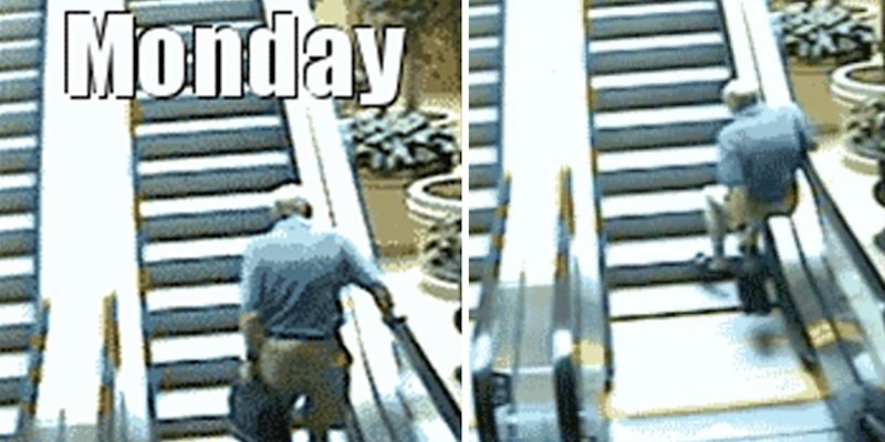 Kako vama prolazi ponedjeljak, nadamo se bolje nego ovom gospodinu