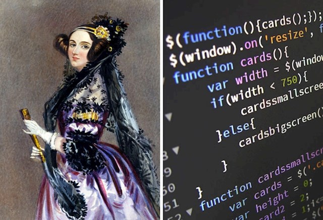 3. Ada Lovelace osmislila je prvi računalni algoritam.