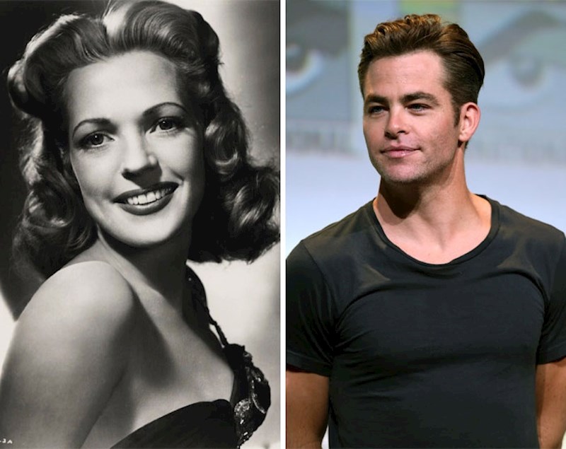 Anne Gwynne i Chris Pine