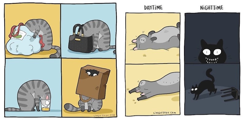 20 smiješnih ilustracija koje pokazuju kako je to živjeti s mačkom