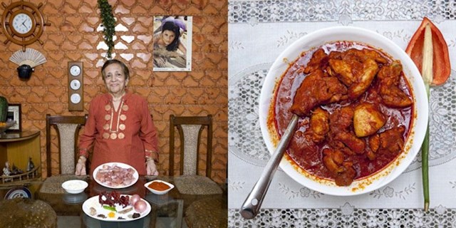 Grace Estibero, Mumbai, Indija. Piletina vindaloo.