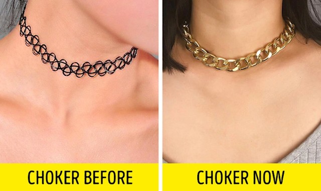 Choker danas i nekada.