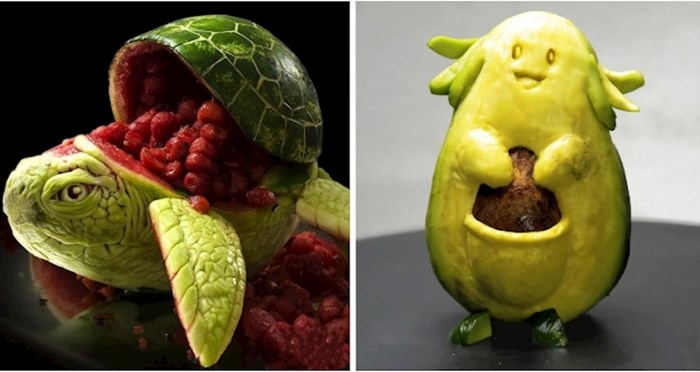 18 nevjerojatnih skluptura od voća, povrća, zrna kave i tartufa