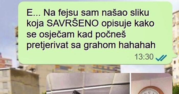 Majka mu je često spremala grah pa se odlučio malo našaliti