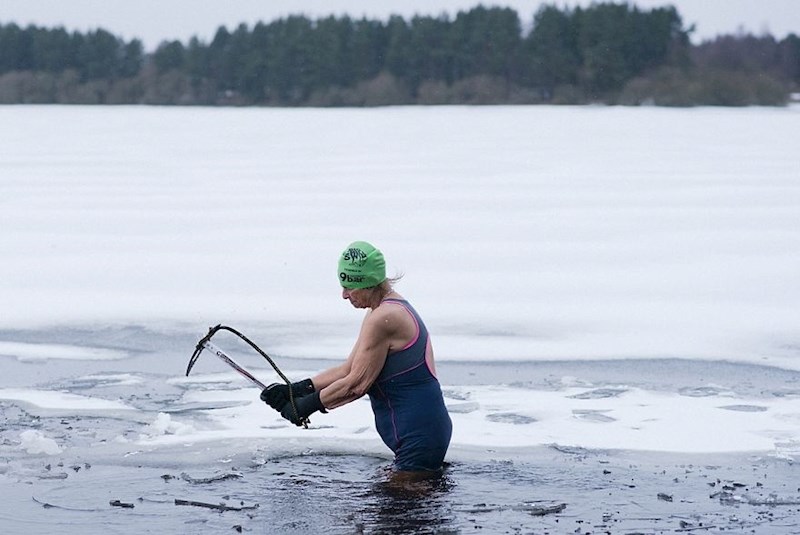 Jezero Gladhouse, Izaberite rupu za ulazak u vodu.