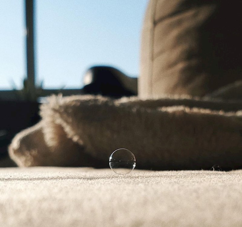 "Ovaj mjehurić sapuna koji je iz kuhinje pao na naš kauč."