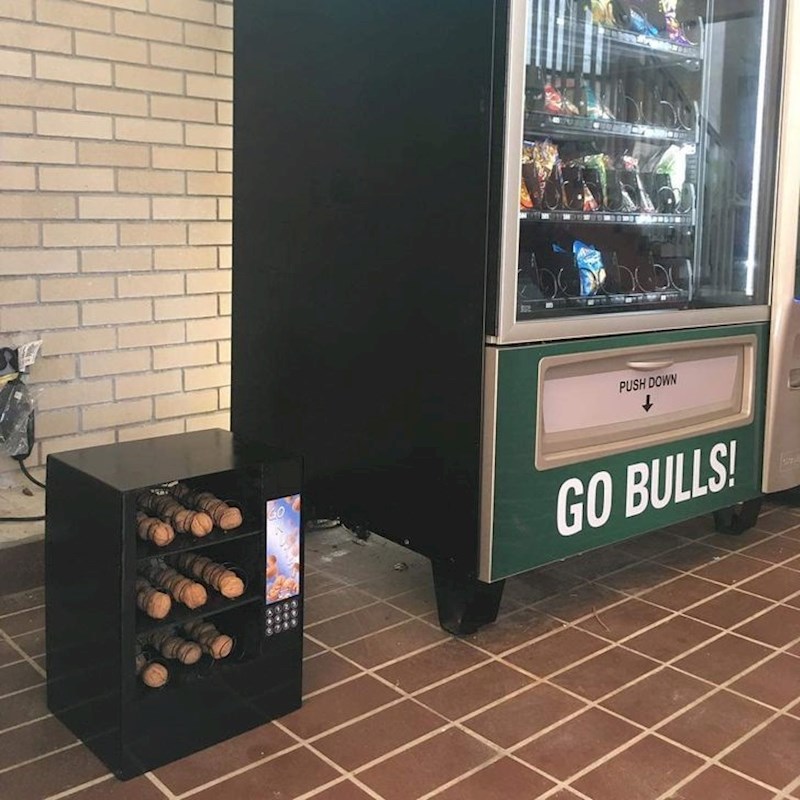 “Na radnom mjestu moje cure imali su problem s vjevericama koje su provaljivale u automate pa je jedan student umjetnosti napravio rješenje.”