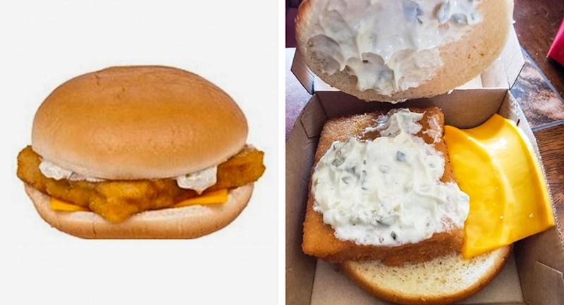 Savršeno dopremljena naruđba iz restorana brze hrane.