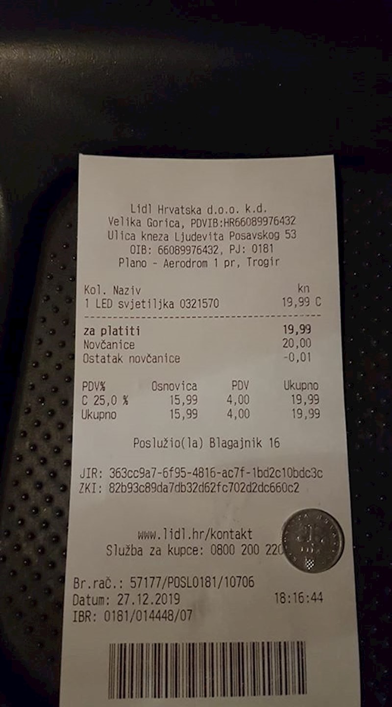 Jeste li vi ikad u trgovini dobili jednu lipu natrag?